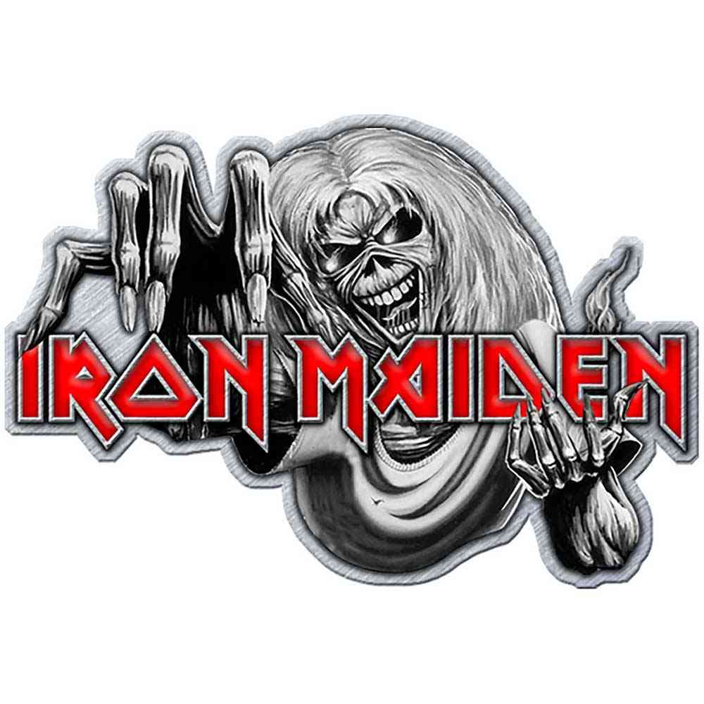Iron Maiden - Number Of The Beast Pin - Zilverkleurig